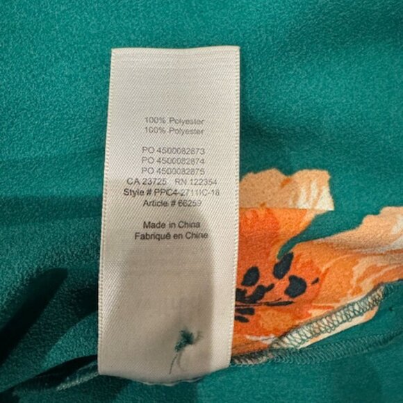 Aritzia Wilfred Lilia Blouse Green - XXS - Picture 7 of 10